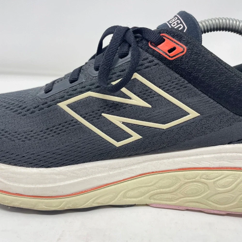 New Balance Fresh Foam X 860v14 Black Phantom Running Shoes W860N14 Women 9.5 2E